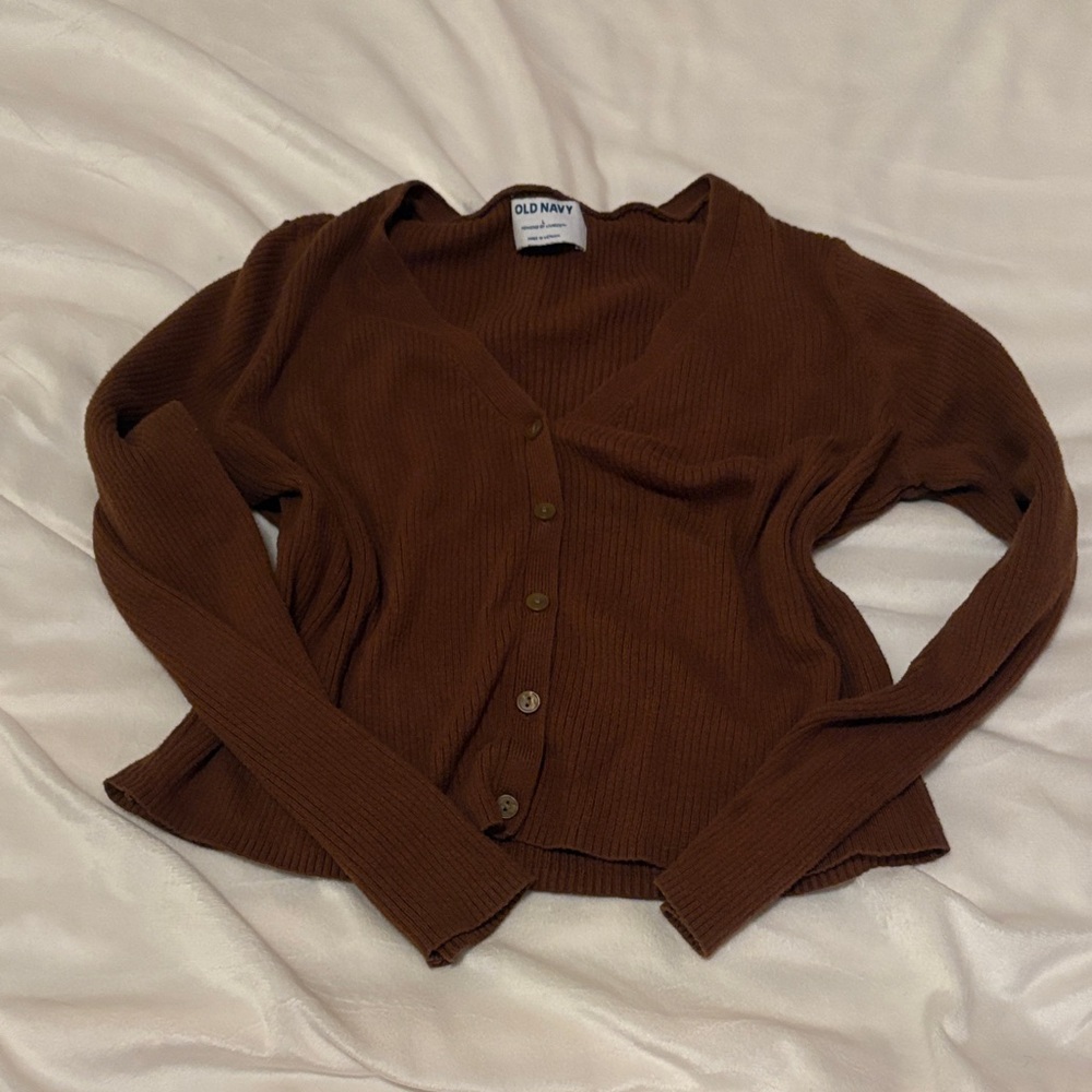 Old Navy Women's Chocolate Brown Cardigan